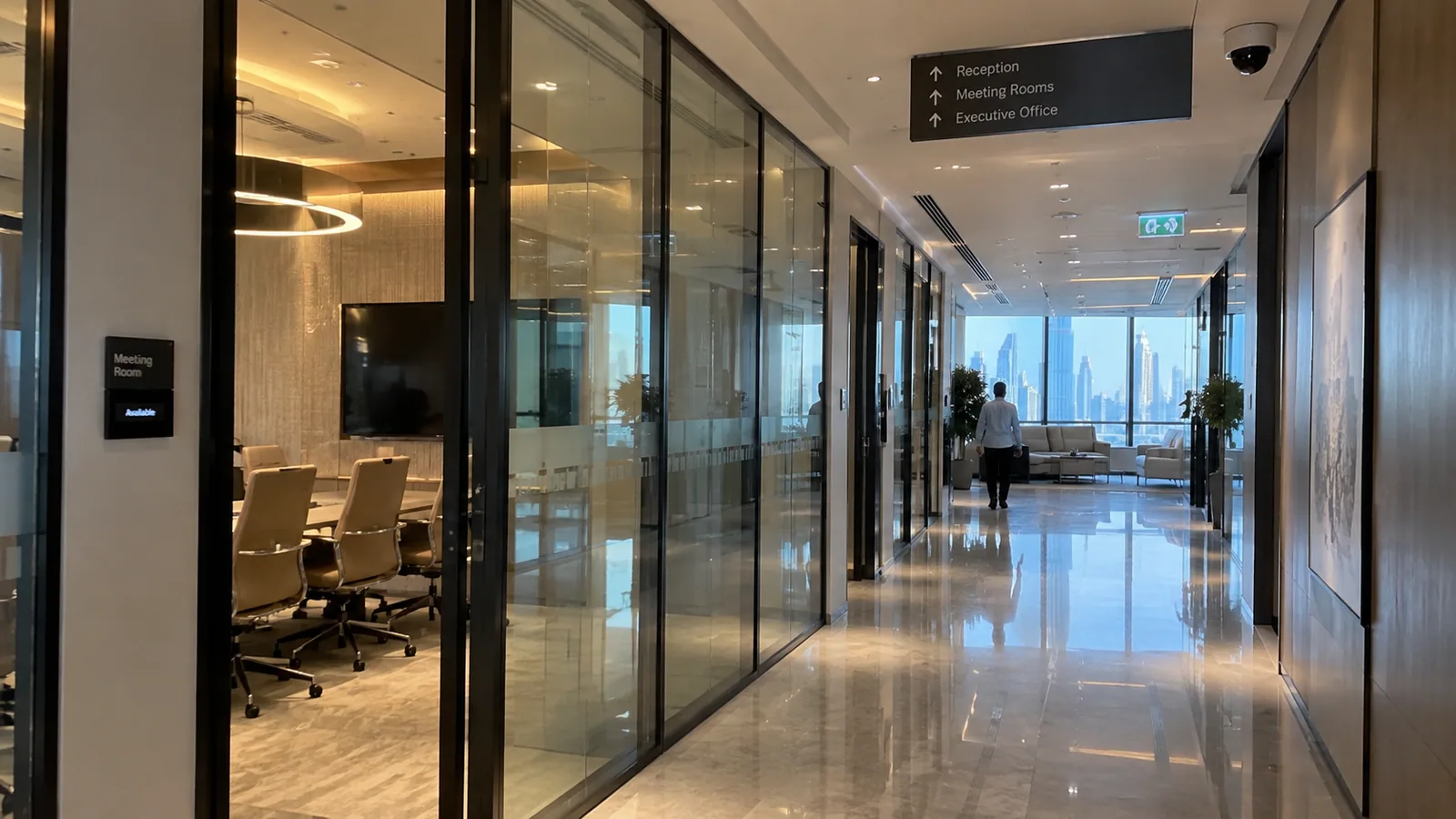 Commercial interior application